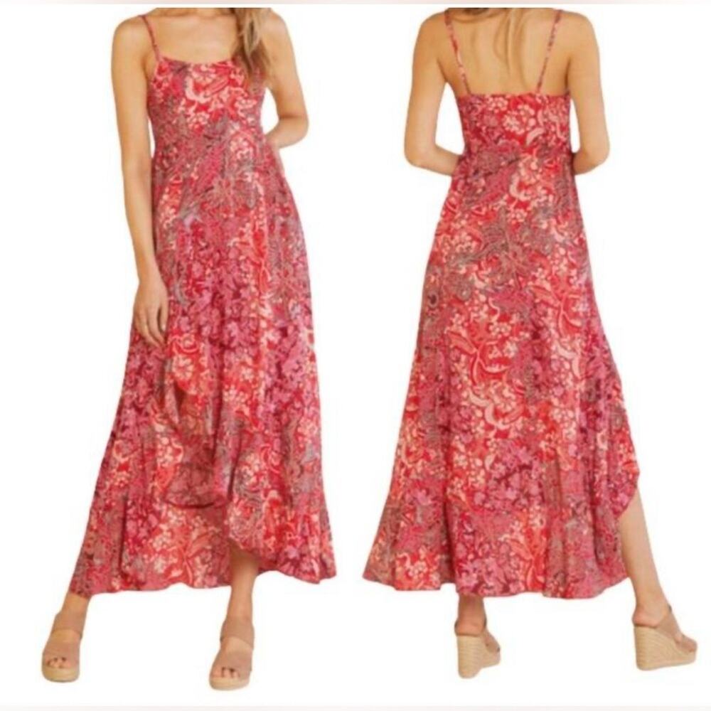 Free People Dresses Free People Forever Yours Smocked Slip Maxi Dress S